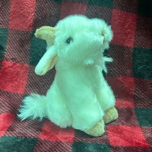 Wilberry White and Tan Small Goat Plush